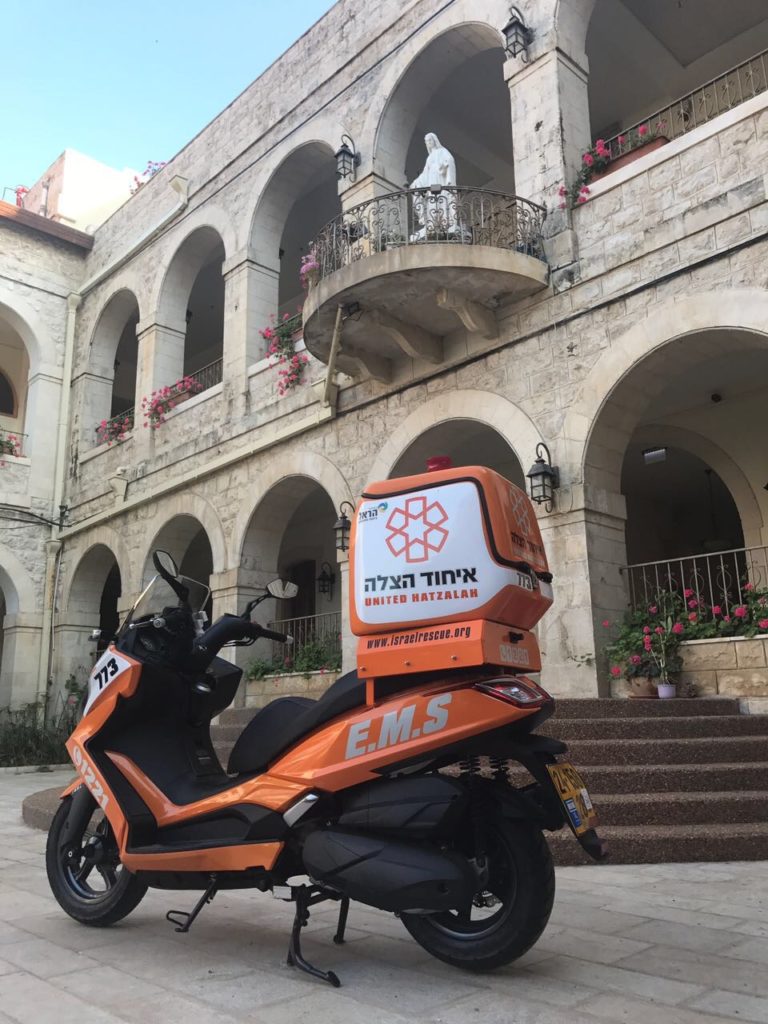 Amir Hayiks Bike at the Sacre Coeur Institute 768x1024 2