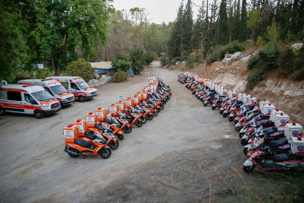 What and Why Does United Hatzalah Use Ambucycles? - United Hatzalah of ...