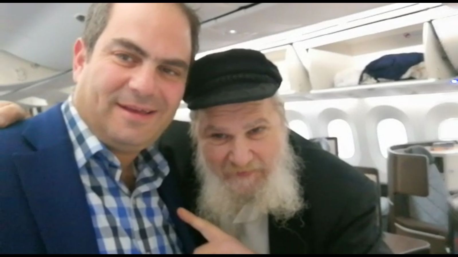 Eli and Patient from the plane