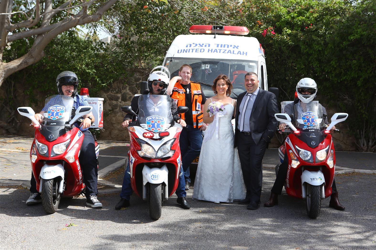 EMTs spend their wedding night saving lives