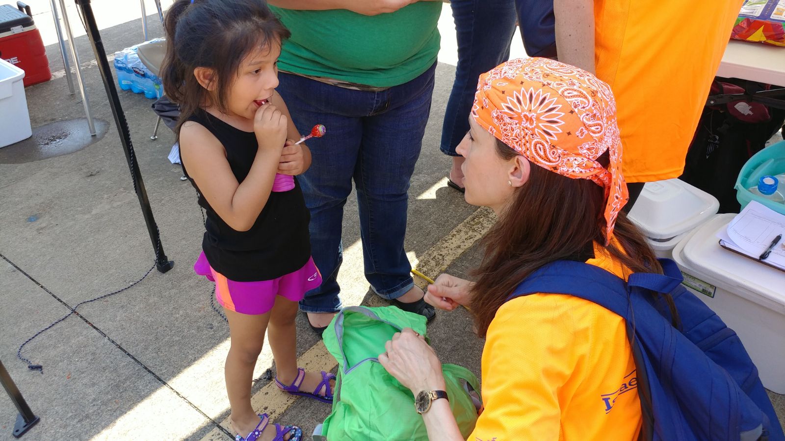 Dr. Sharon Slater and child