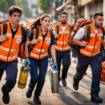 United Hatzalah medics rushing to provide lifesaving care