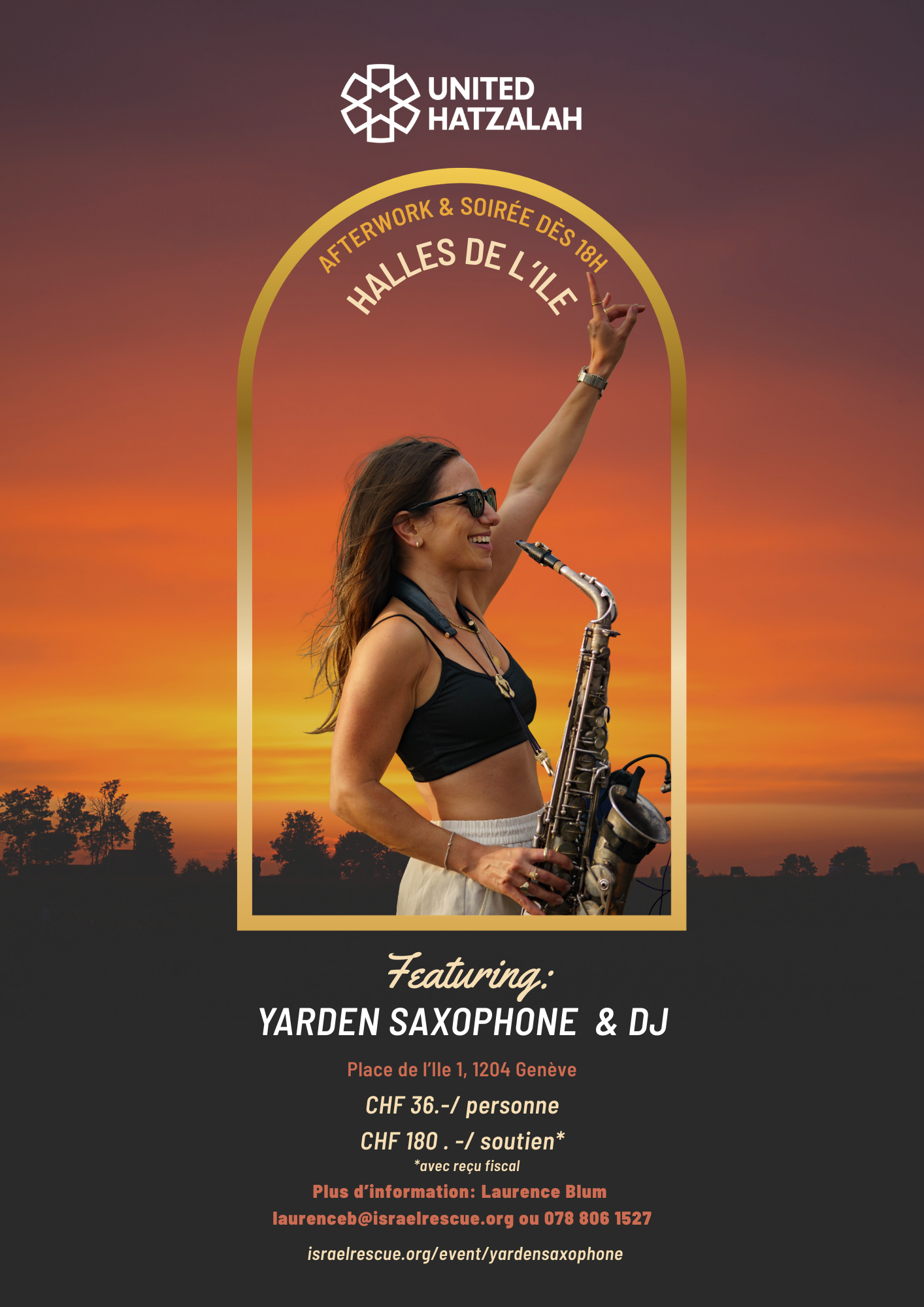 Yarden Saxophone for United Hatzalah