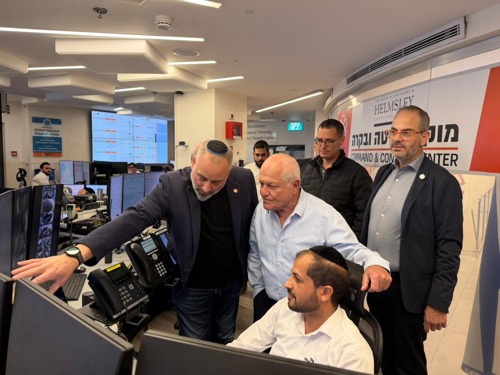 Strengthening Emergency Preparedness: Israel’s Health Minister Visits United Hatzalah Headquarters
