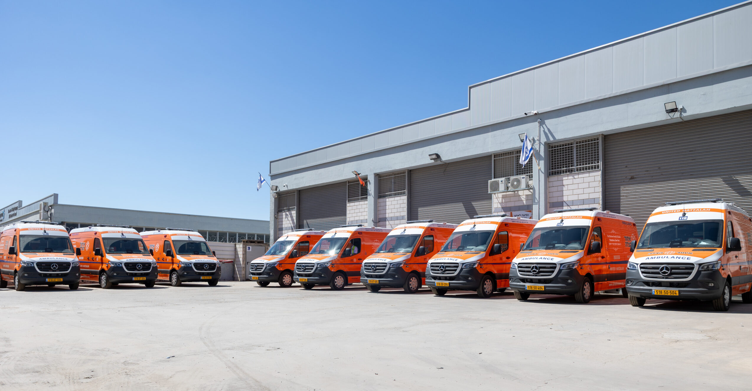 United Hatzalah's new ambulances ready for deployment across Israel