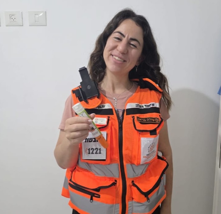 United Hatzalah volunteer medic Shira Brown