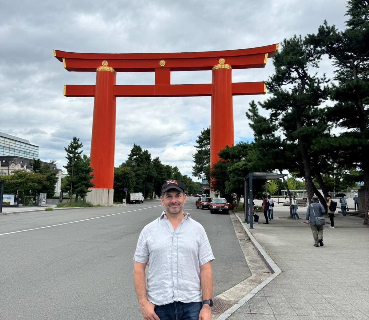 United Hatzalah volunteer Emanuel Weisgras in Kyoto