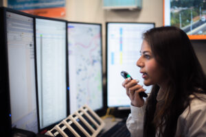 United Hatzalah Dispatch Operator sending out an emergency alert