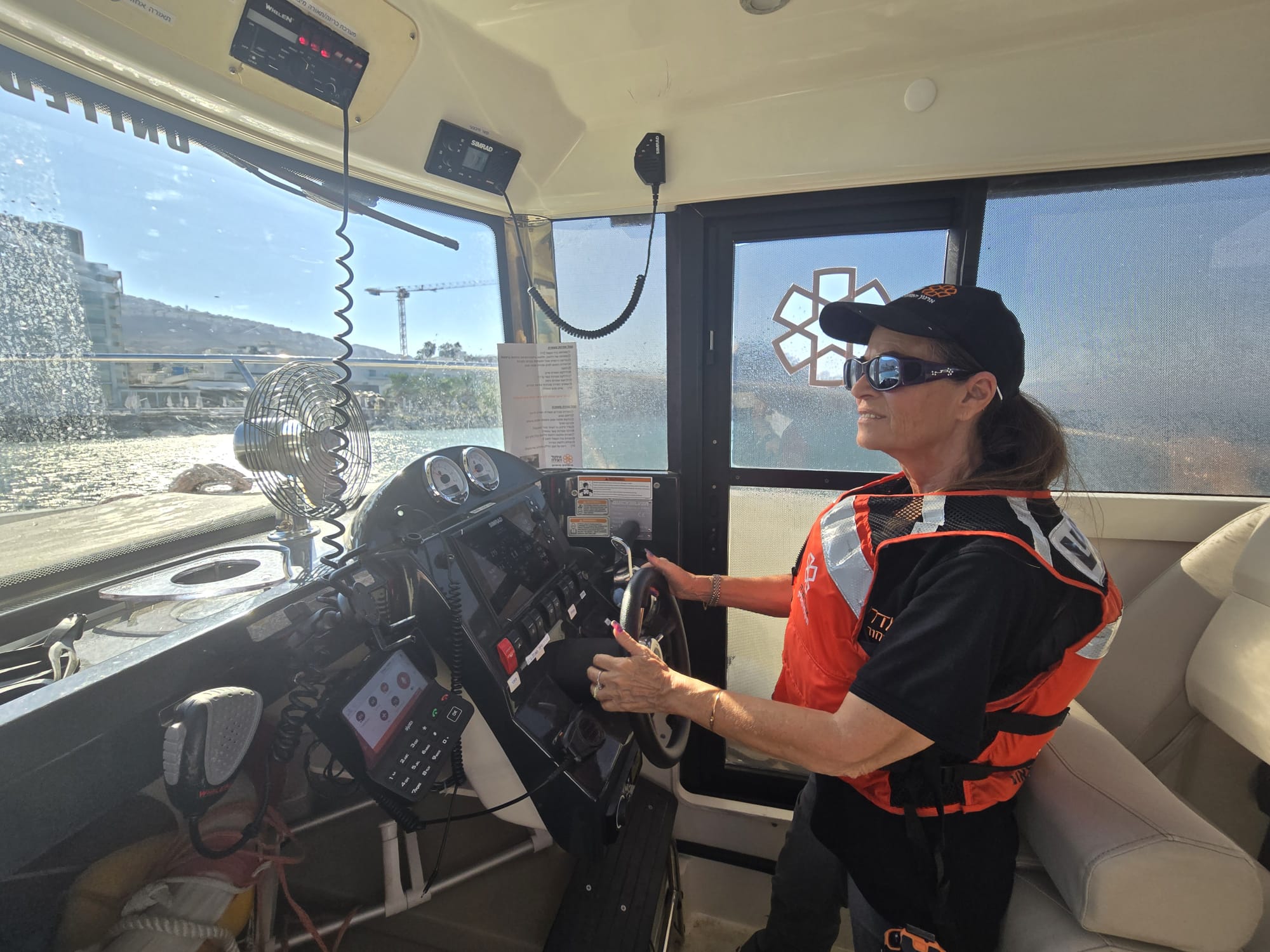 United Hatzalah Medic and Aquatic Rescue Unit Skipper Ossie Gluck