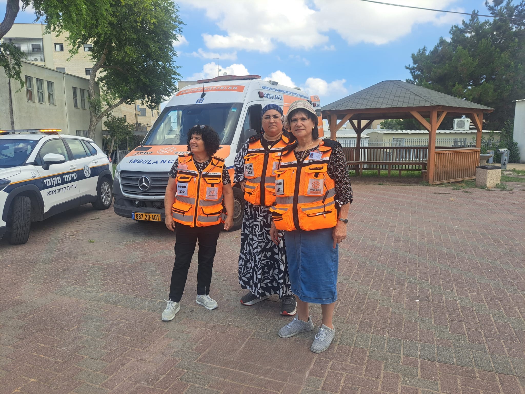 United Hatzalah volunteer medics who double as school teachers