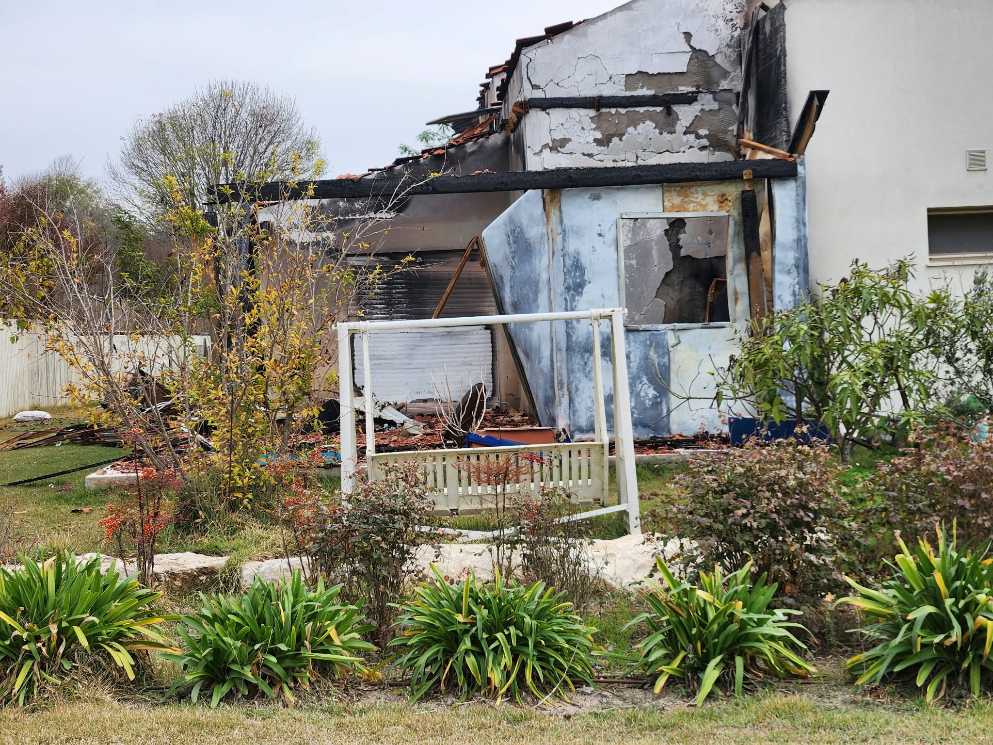 A building in Be'eri destroyed by terrorists on October 7th