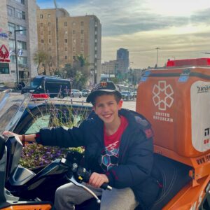 Akiva's Bar Mitzvah Ambu-cycle Campaign